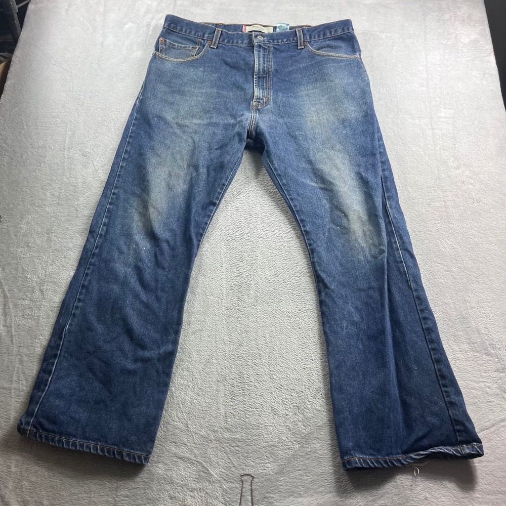 Levis 517 Mens Bootcut Jeans Blue Denim Medium Wash Y2K 40x29 00517-0216